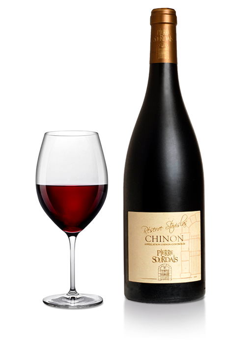 Vin rouge Chinon - réserve stanislas - Pierre Sourdais